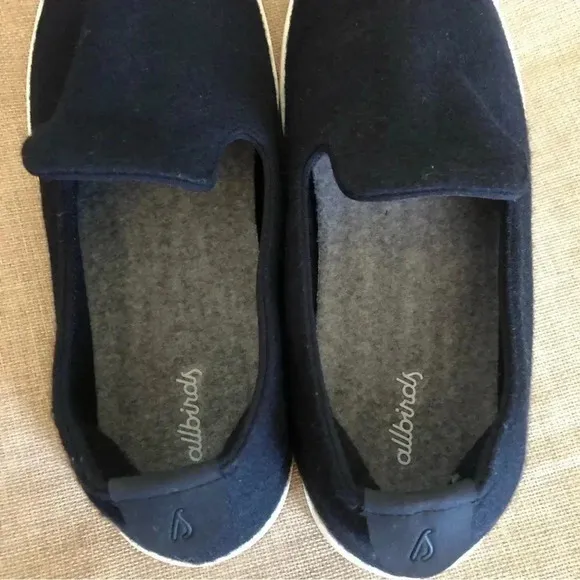 ALLBIRDS WL Wool Loungers Minimalist Slip-on Shoes -‎ Black - M10