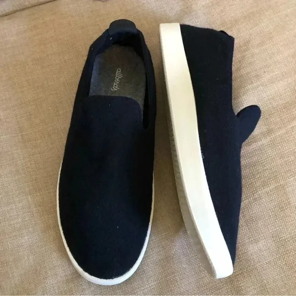 ALLBIRDS WL Wool Loungers Minimalist Slip-on Shoes -‎ Black - M10