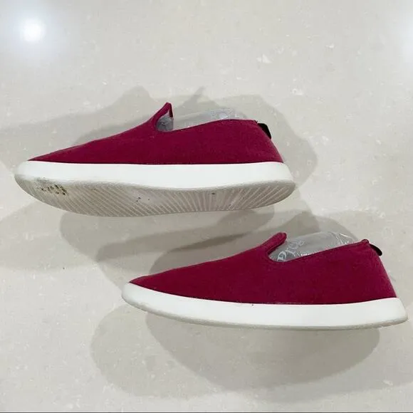 Allbirds Women's Wool Loungers Slip On Shoes Orchard Red 7