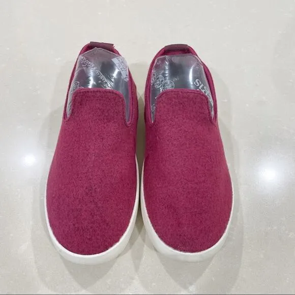 Allbirds Women's Wool Loungers Slip On Shoes Orchard Red 7