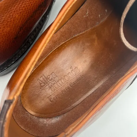 Allen Edmonds Corporate Casuals Saddle Leather Dress Shoes Oxford Brogue 13 B