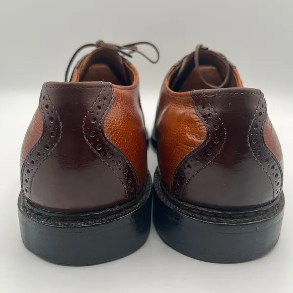 Allen Edmonds Corporate Casuals Saddle Leather Dress Shoes Oxford Brogue 13 B