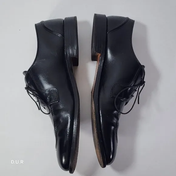 ALLEN EDMONDS Hancock Shoes Men's Size‎ 10 B Black Split-Toe Derby Dress Shoe