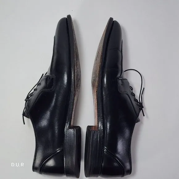 ALLEN EDMONDS Hancock Shoes Men's Size‎ 10 B Black Split-Toe Derby Dress Shoe