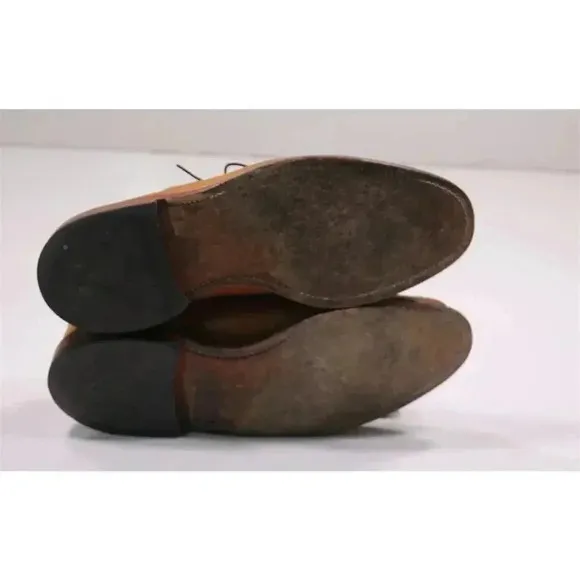 Allen Edmonds Hillcrest Honey Brown Bicycle Oxford Dress Shoes Men's US 11 EEE