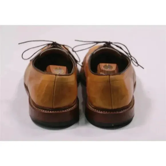 Allen Edmonds Hillcrest Honey Brown Bicycle Oxford Dress Shoes Men's US 11 EEE