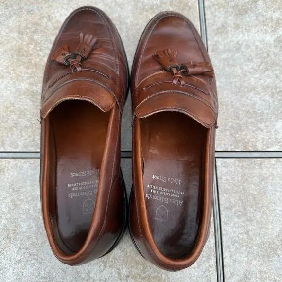 Allen Edmonds Hyde Street leather shoes size 9