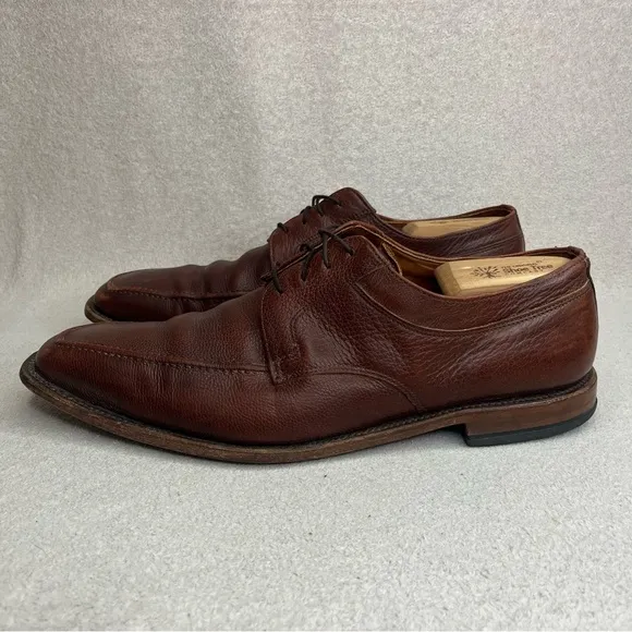Allen Edmonds Leather Oxfords Dress Shoes-Brown Leather-Men’s 12-Business-Formal