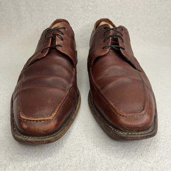 Allen Edmonds Leather Oxfords Dress Shoes-Brown Leather-Men’s 12-Business-Formal