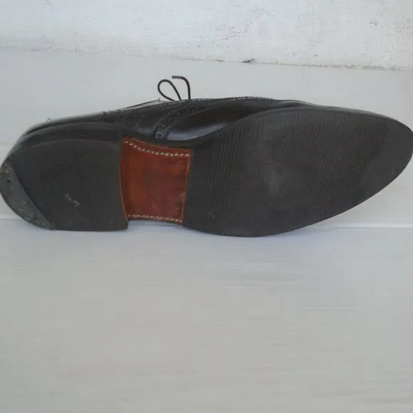 Allen Edmonds Lloyd Wingtip Oxford Dress Shoes Mens Size 9.5 D Black