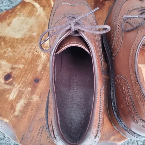 Allen Edmonds McTavish Wingtip Oxford Dress Shoes Leather Brown‎ Mens Size 11