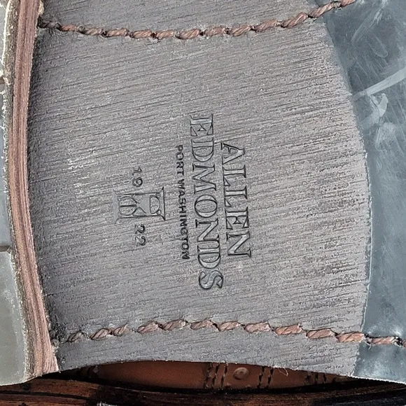 Allen Edmonds McTavish Wingtip Oxford Dress Shoes Leather Brown‎ Mens Size 11