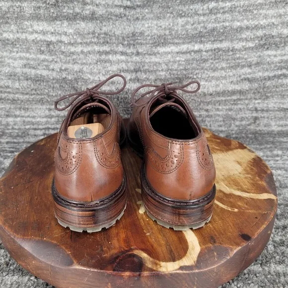 Allen Edmonds McTavish Wingtip Oxford Dress Shoes Leather Brown‎ Mens Size 11