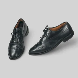 Allen Edmonds Men’s 10 D Birmingham Leather Oxford WingTip Dress Shoes Black