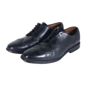 Allen Edmonds Men’s Ashland US 9,5D Black Leather Wingtip Derby Dress Shoes
