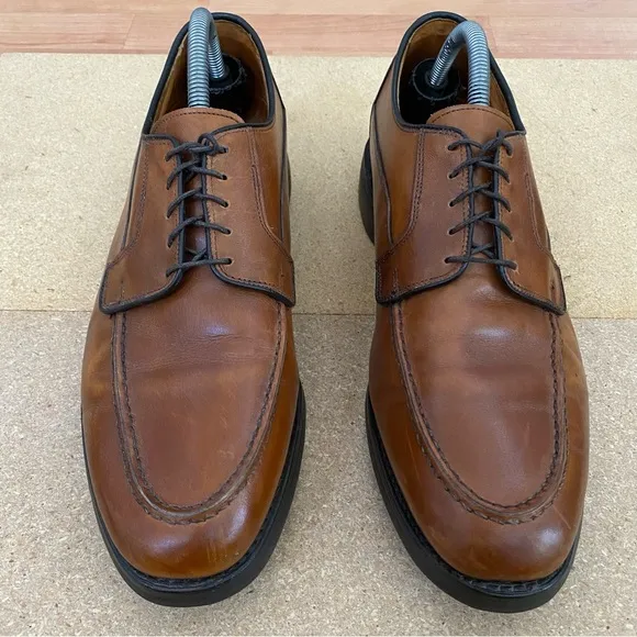 Allen Edmonds Men's Brown Leather Dress Shoes Lace Up Size 11 D