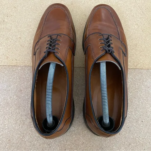 Allen Edmonds Men's Brown Leather Dress Shoes Lace Up Size 11 D