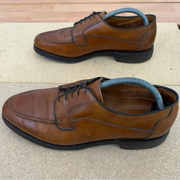 Allen Edmonds Men's Brown Leather Dress Shoes Lace Up Size 11 D