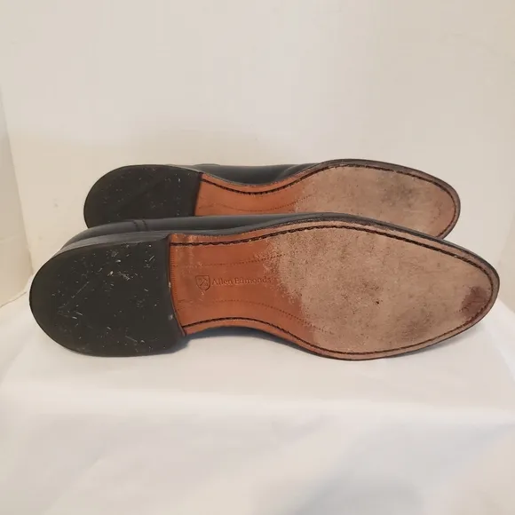 Allen Edmonds Mens Lasalle Split Toe Oxford Black Leather Dress Shoes  Size 9