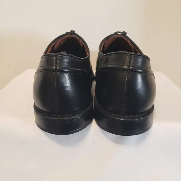 Allen Edmonds Mens Lasalle Split Toe Oxford Black Leather Dress Shoes  Size 9