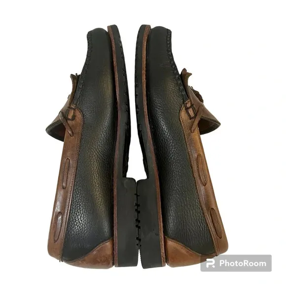 Allen Edmonds Nashua Tassel Brown Black Loafers Shoes Size 10.5  120923