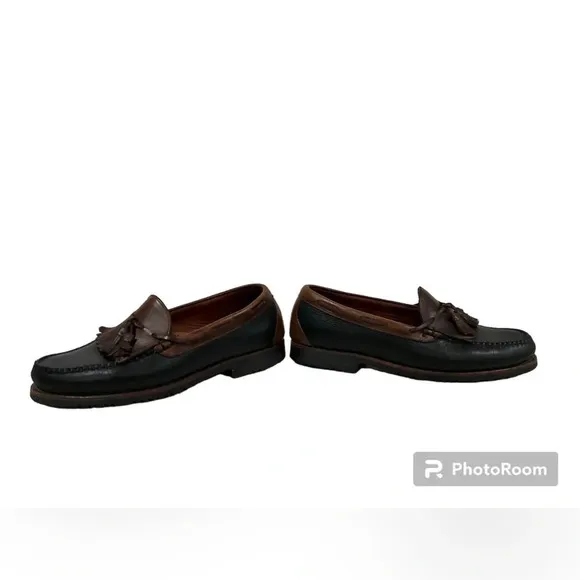 Allen Edmonds Nashua Tassel Brown Black Loafers Shoes Size 10.5  120923