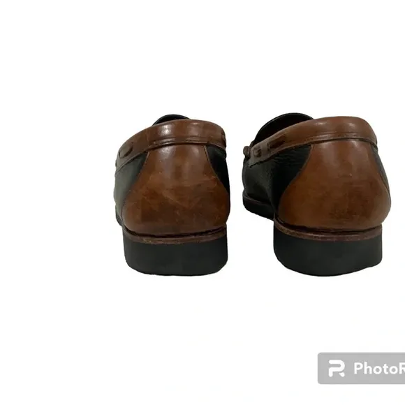 Allen Edmonds Nashua Tassel Brown Black Loafers Shoes Size 10.5  120923