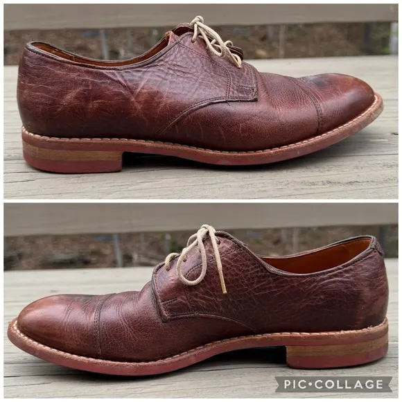 Allen Edmonds Oak Street Cap Toe Oxford Dress Shoes Dainite Soles Size 9.5 D