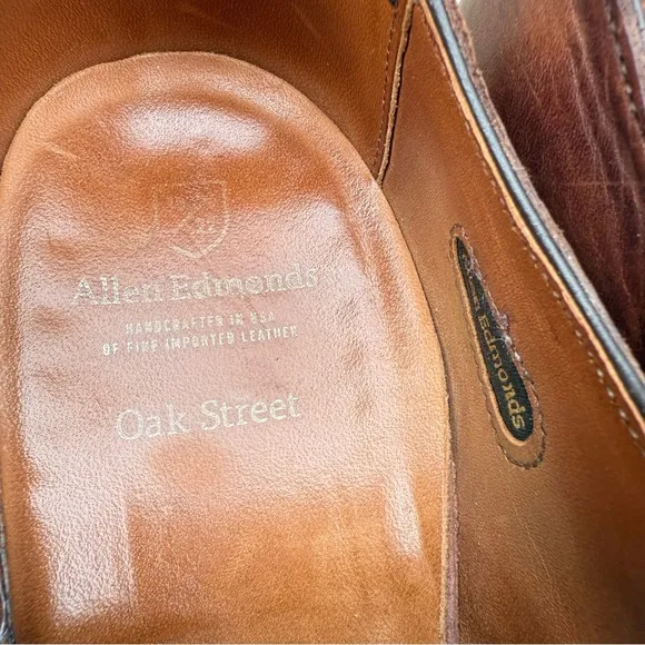 Allen Edmonds Oak Street Cap Toe Oxford Dress Shoes Dainite Soles Size 9.5 D