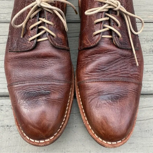 Allen Edmonds Oak Street Cap Toe Oxford Dress Shoes Dainite Soles Size 9.5 D