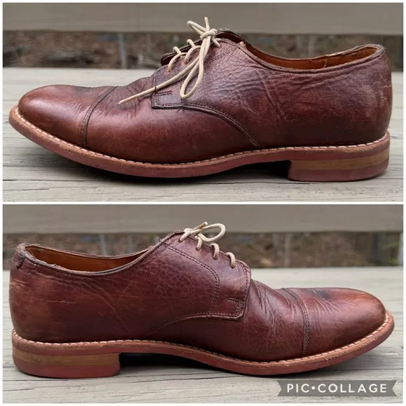 Allen Edmonds Oak Street Cap Toe Oxford Dress Shoes Dainite Soles Size 9.5 D