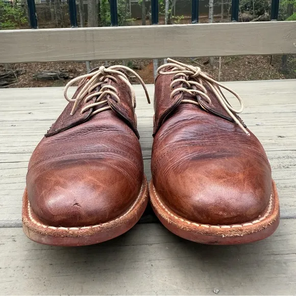 Allen Edmonds Oak Street Cap Toe Oxford Dress Shoes Dainite Soles Size 9.5 D