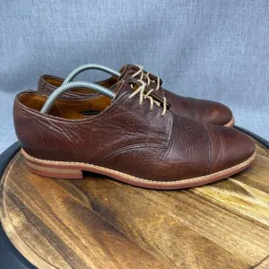 Allen Edmonds Oak Street Men's 10.5 Brown Leather Oxford Dress Shoes Dainite