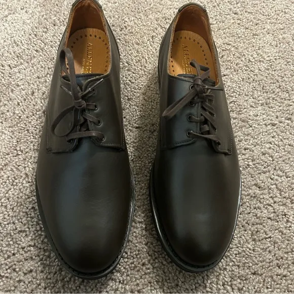 Allen Edmonds Port Washington Nomad Brown Leather Dress Shoes Size 12