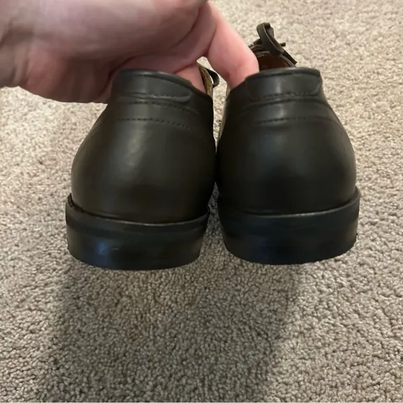 Allen Edmonds Port Washington Nomad Brown Leather Dress Shoes Size 12
