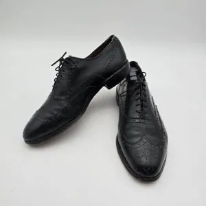 Allen Edmonds Shoes Mens 8.5 C Black Wing Ox Oxford Lace Up Dress 66152