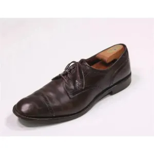 Allen Edmonds The City Dark Brown Captoe Oxford Leather Dress Shoes US 10.5 B