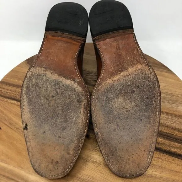 Allen Edmonds Bond Street Men’s Cap-Toe Leather Oxfords Size 11.5 AAA Walnut