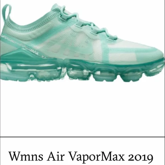 &gt;✅AIR VAPORMAX 2019 TEAL TINT TROPICAL TWIST BRAND NEW NIKE SZ 8, CENTIMETERS 25