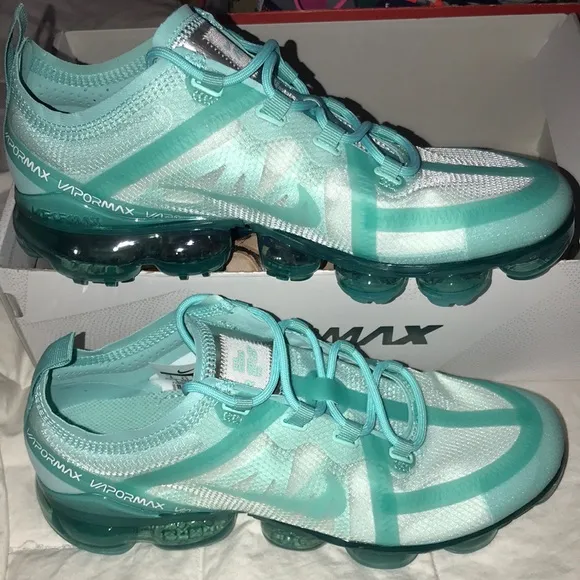&gt;✅AIR VAPORMAX 2019 TEAL TINT TROPICAL TWIST BRAND NEW NIKE SZ 8, CENTIMETERS 25