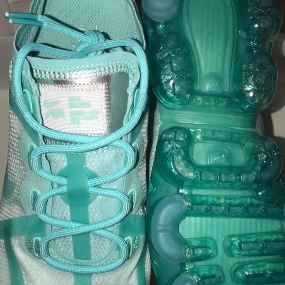 &gt;✅AIR VAPORMAX 2019 TEAL TINT TROPICAL TWIST BRAND NEW NIKE SZ 8, CENTIMETERS 25