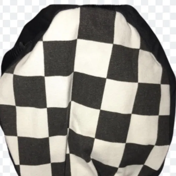 &gt;👧COLLECTORS DUFFEL BAG CHECKER BLACK WHITE ON BOTH SIDES VANS BRAND NEW