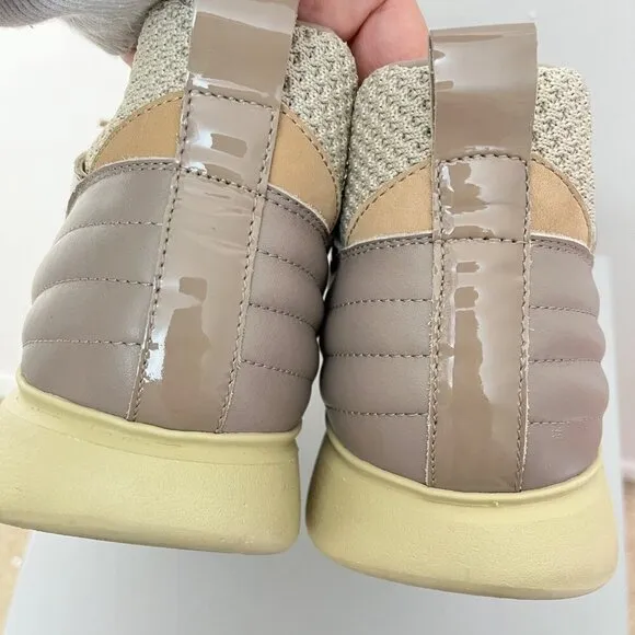 Android Homme Handmade Italian Beige &amp; Taupe Sneakers