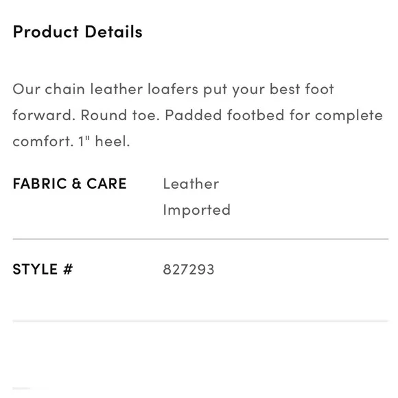ANN TAYLOR NEW 10 9.5 Chunky Chain Leather Loafers in Winter White • Neutral