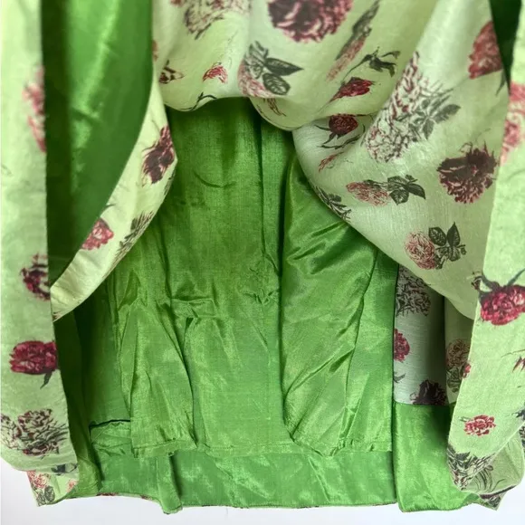 Anthropologie Basil Embroidered Maxi Dress Verb by Pallavi Singhee