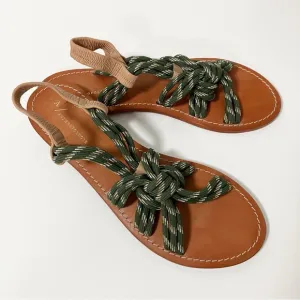Anthropologie | Boho Leather Rope Sandals 10