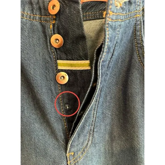 Anthropologie Pilcro The Upper Case A Super Flare High Rise Relaxed Jean Size 30