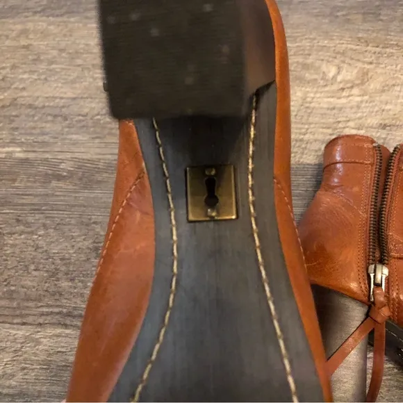 Anthropologie Schuler and Sons Ankle Strap Boots