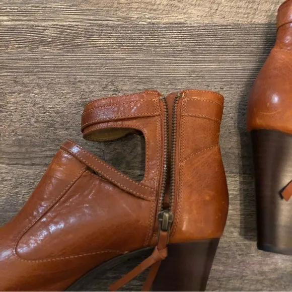 Anthropologie Schuler and Sons Ankle Strap Boots