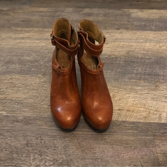 Anthropologie Schuler and Sons Ankle Strap Boots